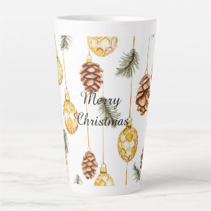 Honey Pine Cones Christmas Milchtasse