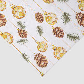 Honey Pine Cones Christmas Seidenpapier (Ausschnitt)