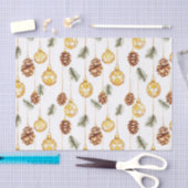 Honey Pine Cones Christmas Seidenpapier (Handwerk)