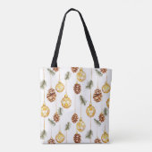 Honey Pine Cones Christmas Tasche (Rückseite)