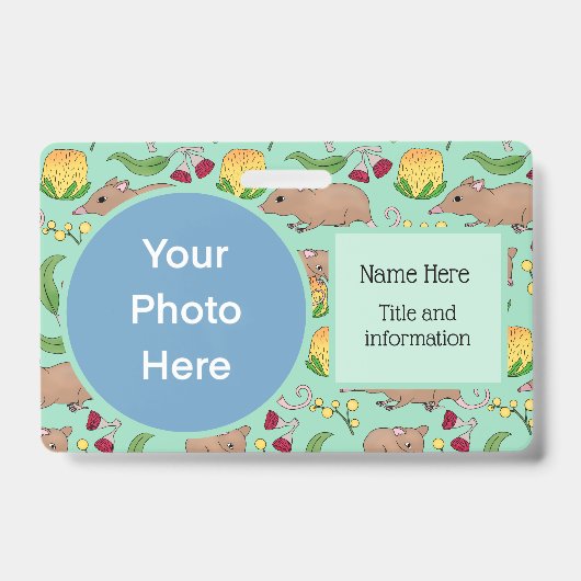 Honey Possum Ausweis (Vorderseite)