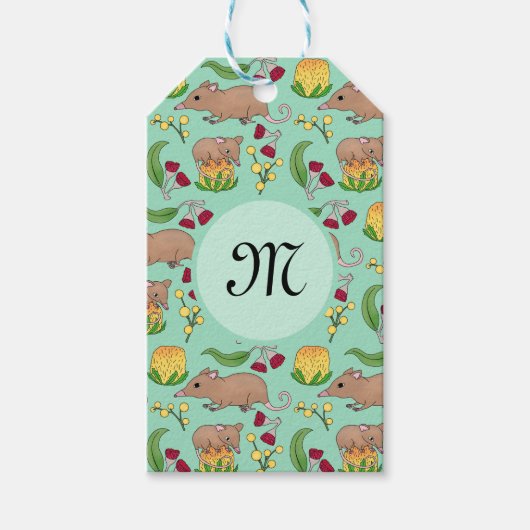 Honey Possum Geschenkanhänger (Vorderseite)