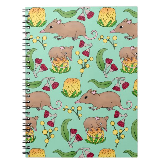 Honey Possum Notizblock (Vorderseite)
