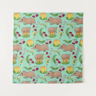 Honey Possum Wandteppich