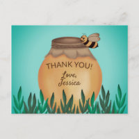 Honey Pot and Bumble Bee Baby Dusche Vielen Dank