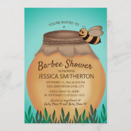 Honey Pot and Honey Bee Baby Shower Einladung