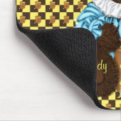 Honey Pot Bear (braun-gelb) Mousepad (Ecke)