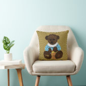 Honey Pot Bear Brown Yellow Throw Kissen (Stuhl )