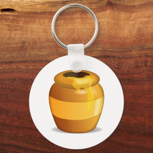 Honey Pot - Emoji Schlüsselanhänger (Vorderseite)