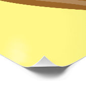 Honey Pot Honeybee Kinderzimmer Kids Wall Art Prin Poster (Ecke)