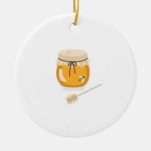 Honey Pot Keramik Ornament (Vorne)