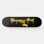 Honey Pot Skate Deck, Wall Art Skateboard (Horizontal)