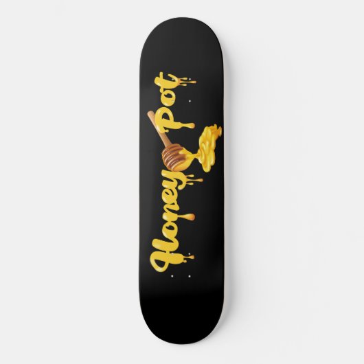 Honey Pot Skate Deck, Wall Art Skateboard (Vorderseite)