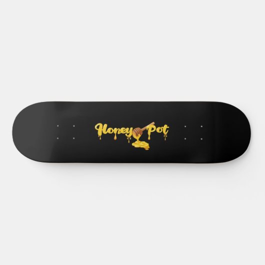 Honey Pot Skate Deck, Wall Art Skateboard (Horizontal)