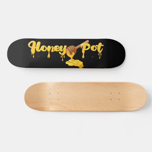 Honey Pot Wall Art Skate Deck Skateboard (Horizontal)