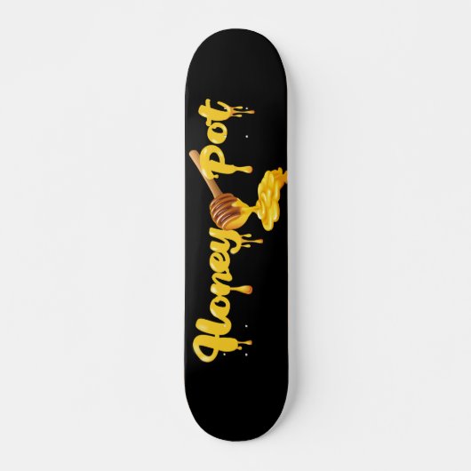 Honey Pot Wall Art Skate Deck Skateboard (Vorne)