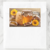 Honey Rechteckiger Aufkleber (Tasche)