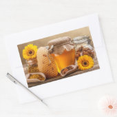 Honey Rechteckiger Aufkleber (Umschlag)