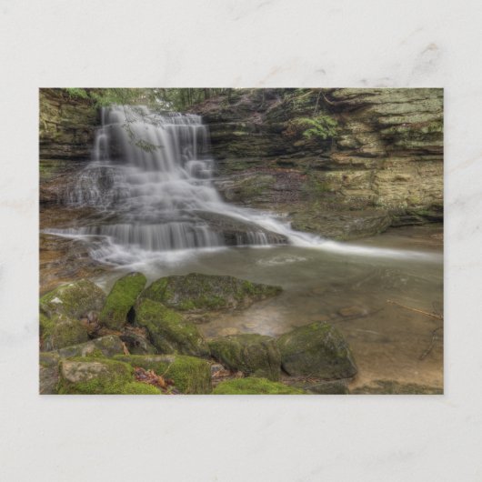 Honey Run Falls, Ohio Postkarte (Vorderseite)