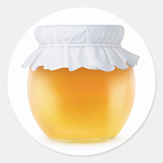 Honey Runder Aufkleber (Vorderseite)