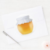 Honey Runder Aufkleber (Umschlag)