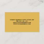 Honey Seller / Beekeeper Farmer Bee Farm Shop Visitenkarte (Rückseite)