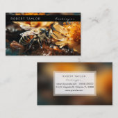 Honey Seller Beekeeper Ring Bauer Card Visitenkarte (Vorne/Hinten)