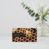 Honey Seller - Beekeeper Visitenkarte (Stehend Vorderseite)