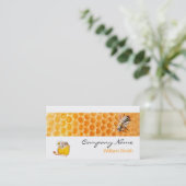 Honey Seller - Beekeeper Visitenkarte (Stehend Vorderseite)