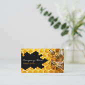 Honey Seller - Beekeeper Visitenkarte (Stehend Vorderseite)