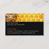 Honey Seller - Beekeeper Visitenkarte (Rückseite)