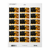 Honey Seller - Imker Adressaufkleber (Vorne)