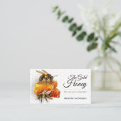 Honey Seller - Imker Visitenkarte (Stehend Vorderseite)