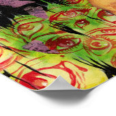 "Honey" Serie DRUCKEN Poster (Ecke)