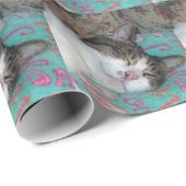 Honey Sleeping Geschenkpapier (Rolleneckpunkt)