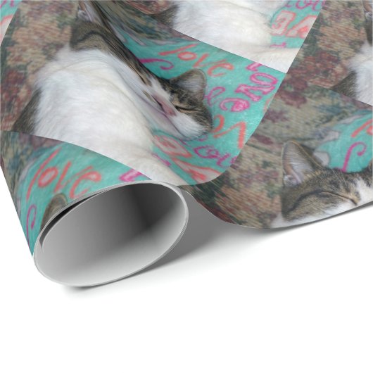 Honey Sleeping Geschenkpapier (Rolleneckpunkt)