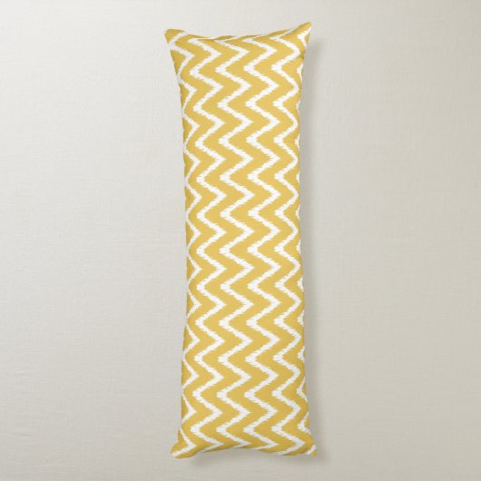 Honey Southern Hütte Chevrons Body Pillow Seitenschläferkissen (Rückseite (Vertikal))