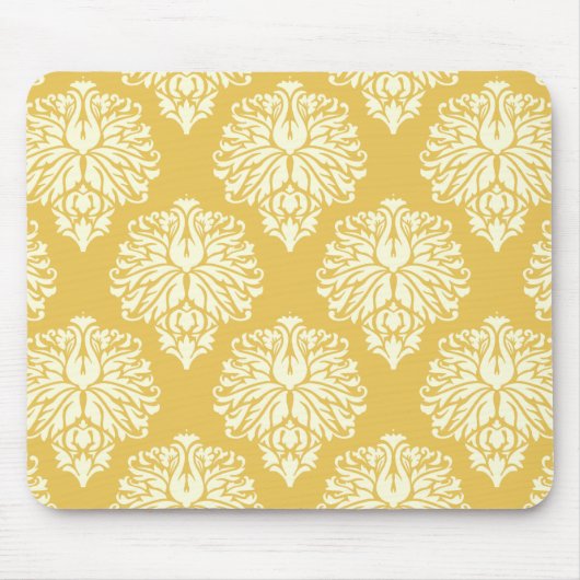 Honey Southern Hütte Damask Mousepad (Vorne)
