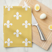 Honey Southern Hütte Fleur de Lys Küchentuch (Viertel Falte)