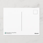 Honey Spiral Fairy Bee Nymph Fantasy Art Print Postkarte (Rückseite)