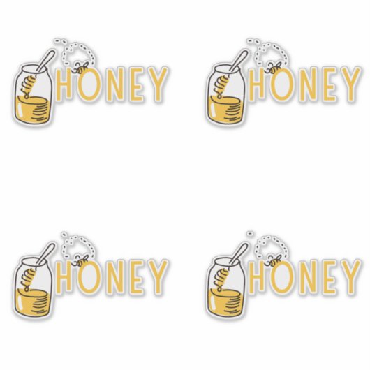 Honey Sticker (Vorderseite)