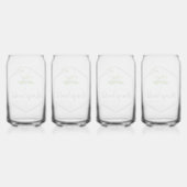 Honey Suckle Design Dosenglas (Hinten)