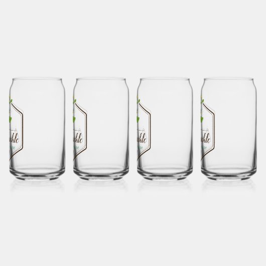 Honey Suckle Design Dosenglas (Links)