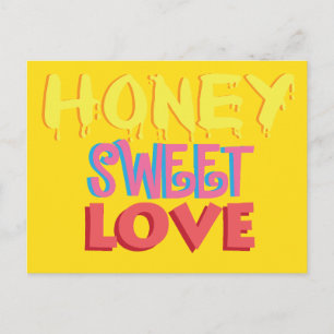 Honey Sweet Love Postkarte