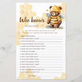 Honey Teddy Bär Wer kennt MOMMY BEST?