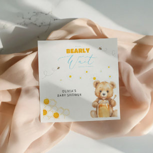 Honey Teddy Bear Junge Mädchen Babyparty Serviette