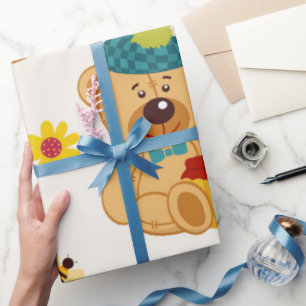 Honey Teddy Bears Geschenkpapier