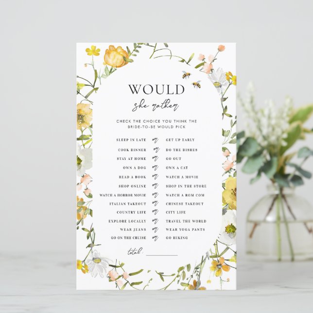 Honey Theme Brautparty würde sie eher spielen (Stehend Vorderseite)