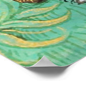 HONEY THIEF BEARS, BIES, BEE NIMMT mittelalterlich Poster (Ecke)