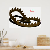 Honey Trap Poster (Küche)